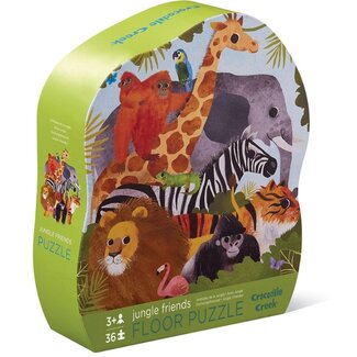 Crocodile Creek Puzzels Vloerpuzzel Jungle 36 stukjes Crocodile Creek Puzzels Vloerpuzzel Jungle 36 stukjes