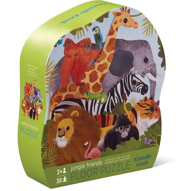 Crocodile Creek Puzzels Puzzle Jungle Friends 36 Teile 3 Jahre+
