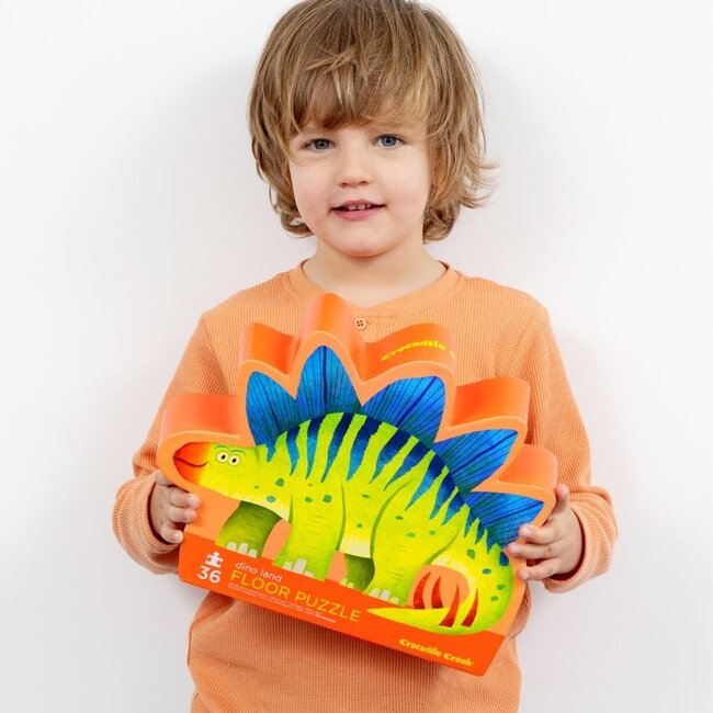 Crocodile Creek Puzzels Vloerpuzzel Dino Land  36 stukjes 3 jaar+