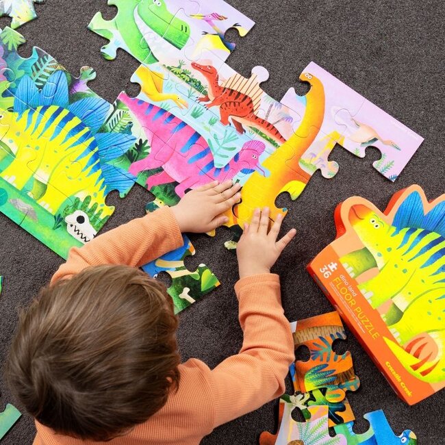 Crocodile Creek Puzzels Bodenpuzzle Dino Land  36 Teile 3 Jahre+