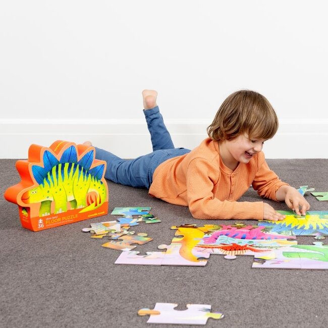 Crocodile Creek Puzzels Vloerpuzzel Dino Land  36 stukjes 3 jaar+
