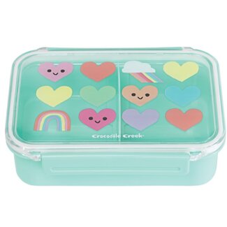 Crocodile Creek Puzzels Broodtrommel Vakjes Hartje Blauw Crocodile Creek Puzzels Broodtrommel Vakjes Hartje Blauw