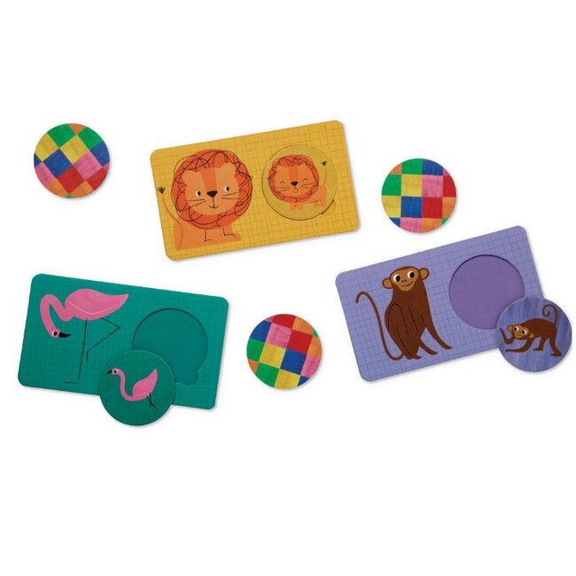 Crocodile Creek Puzzels Memory Spiel Tiere 3 Jahre+