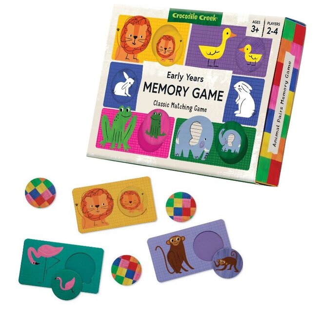 Crocodile Creek Puzzels Memory Spel Dieren 3 jaar+