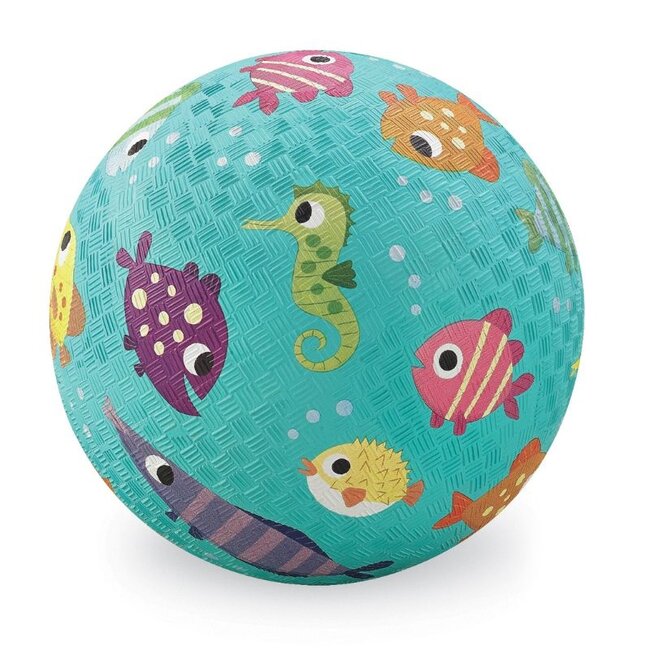 Crocodile Creek Puzzels Spielball 18 cm Fischen Blau