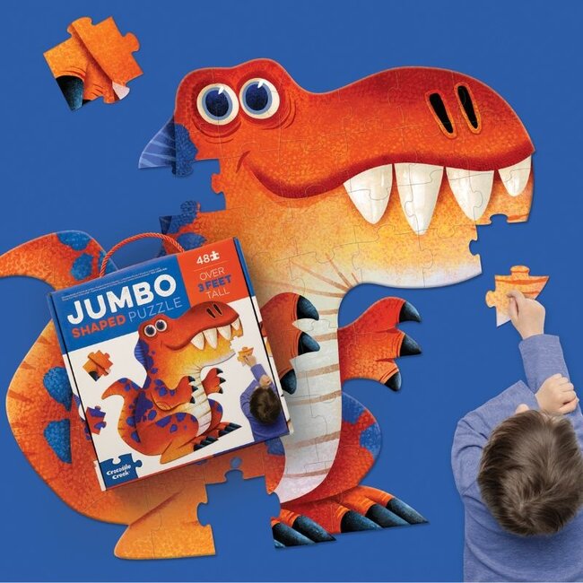Crocodile Creek Puzzels Puzzle Jumbo  Dino 48 St. 4 Jahre+