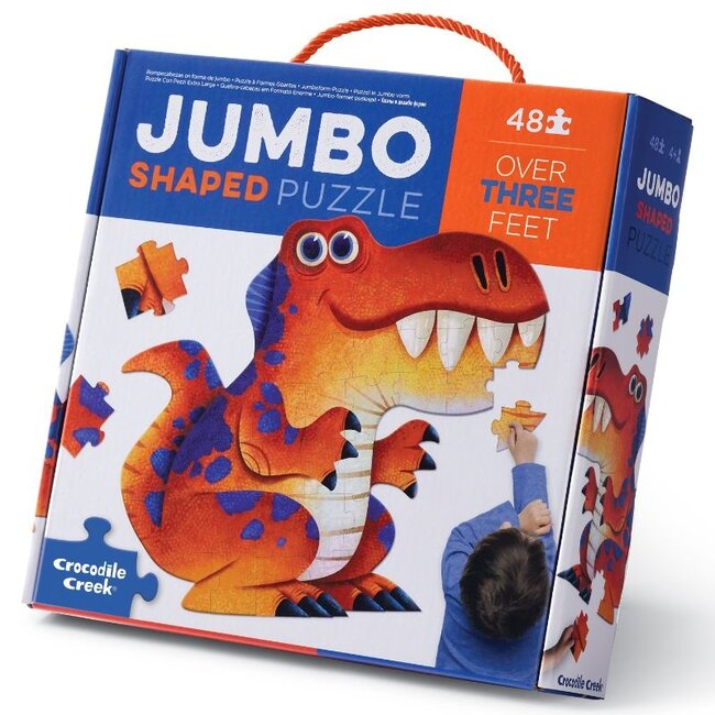 Crocodile Creek Puzzels Puzzle Jumbo Dino 48 pc.