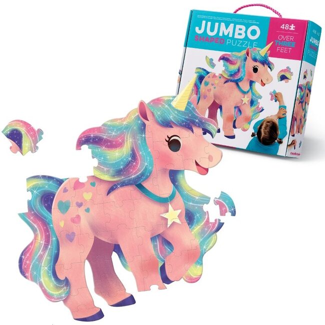 Crocodile Creek Puzzels Puzzel Jumbo Unicorn 48 st. 4 jaar+