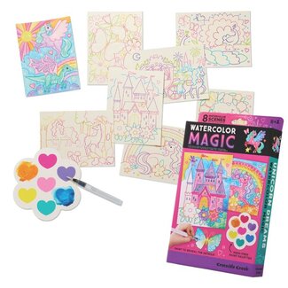 Crocodile Creek Puzzels Wasserfarben-Set Malen Einhorn Crocodile Creek Puzzels Wasserfarben-Set Malen Einhorn