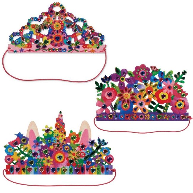 Crocodile Creek Puzzels Jewel Art Kronen Einhorn 4 Jahre+