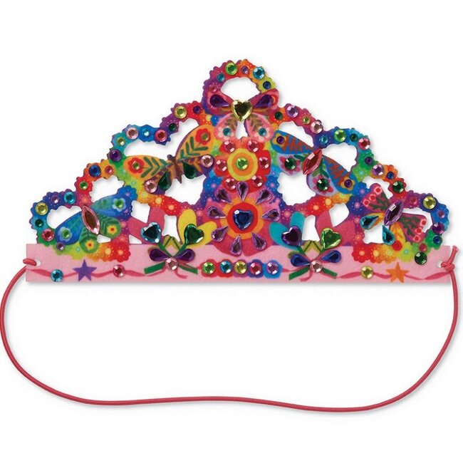 Crocodile Creek Puzzels Jewel Art Kronen Unicorn 4 jaar+