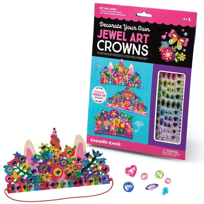 Crocodile Creek Puzzels Jewel Art Unicorns 4 years+