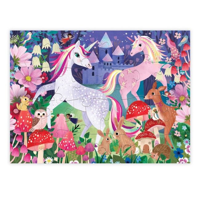 Crocodile Creek Puzzels Puzzle Unicorn Castle 24 pc. | 3 year+