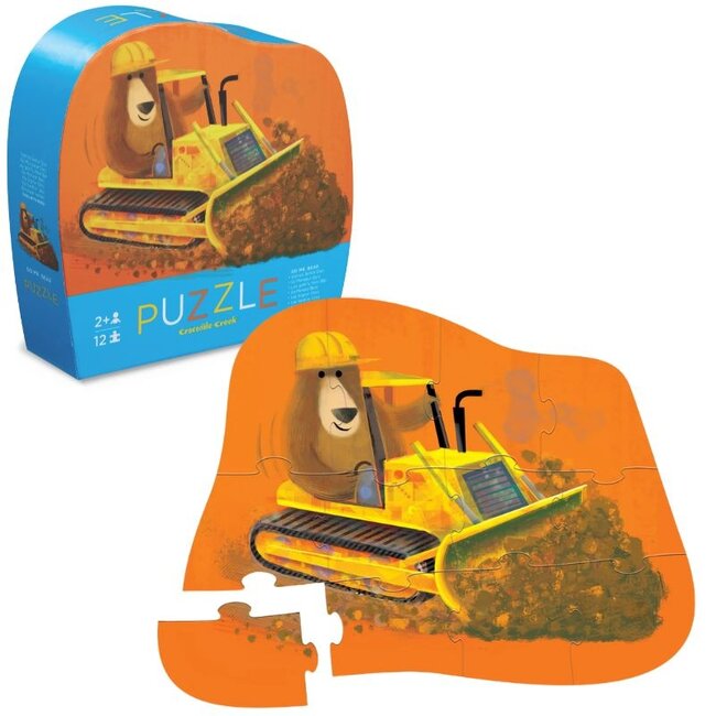 Crocodile Creek Puzzels Puzzle Bär Go Bear 12 St. | 2 Jahre+