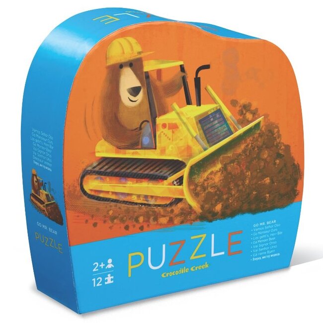 Crocodile Creek Puzzels Puzzle Go Bear 12 pcs. | 2 years+