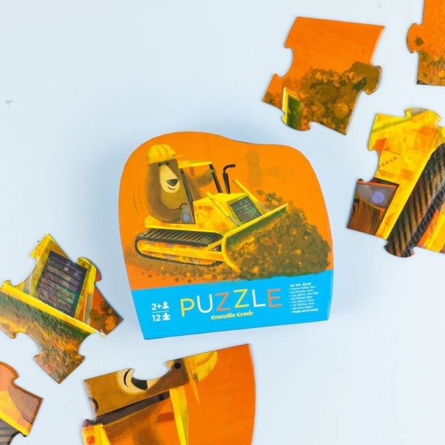 Crocodile Creek Puzzels Puzzle Bär Go Bear 12 St. | 2 Jahre+