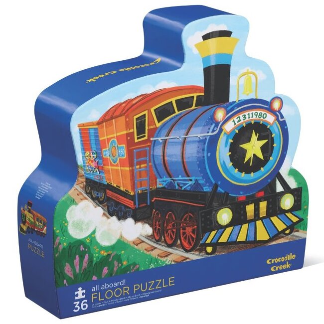 Crocodile Creek Puzzels Floor puzzle Train 36 pcs. | 3 years+