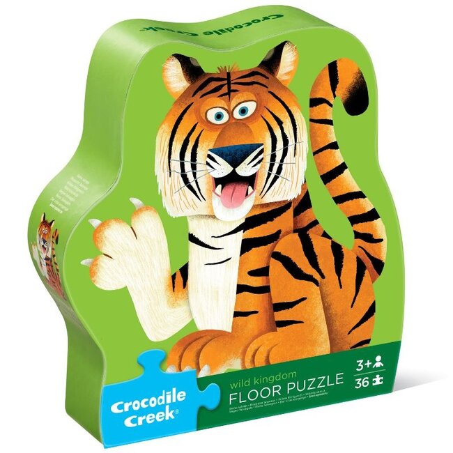 Crocodile Creek Puzzels Vloerpuzzel Wilde Dieren 36 st. | 3 jaar+
