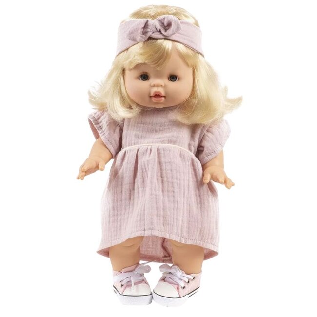 Minikane Poppen Jurk Haarband Daisy Roze (voor Gordi)