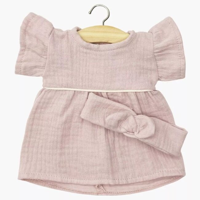 Minikane Poppen Jurk Haarband Daisy Roze (voor Gordi)