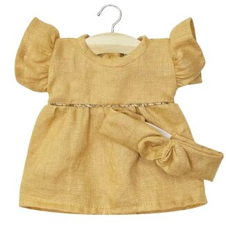 Minikane Puppen Kleid Haarband Daisy Gelb