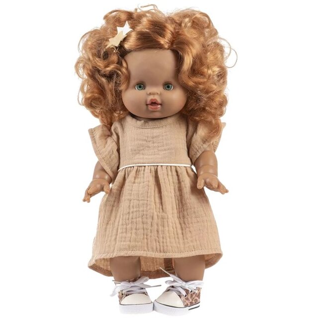 Minikane Poppen Jurk Haarband Daisy Latte (für Gordi)