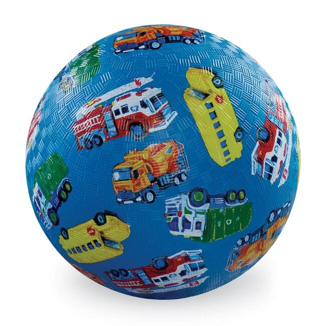 Crocodile Creek Puzzels Speelbal 18 cm Auto Blauw