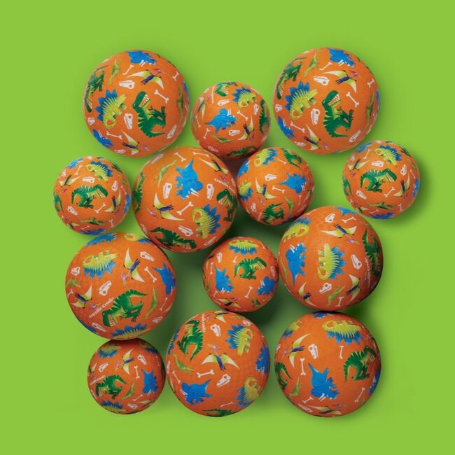 Crocodile Creek Puzzels Spielball 18 cm Dino Orange