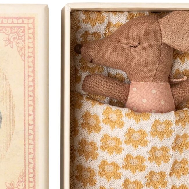 Maileg Baby Maus Sleepy Wakey in Box 7,5 cm