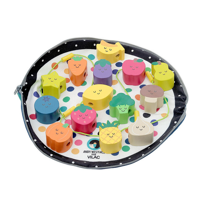 Vilac Kralen Hout Fruit Tutti Frutti