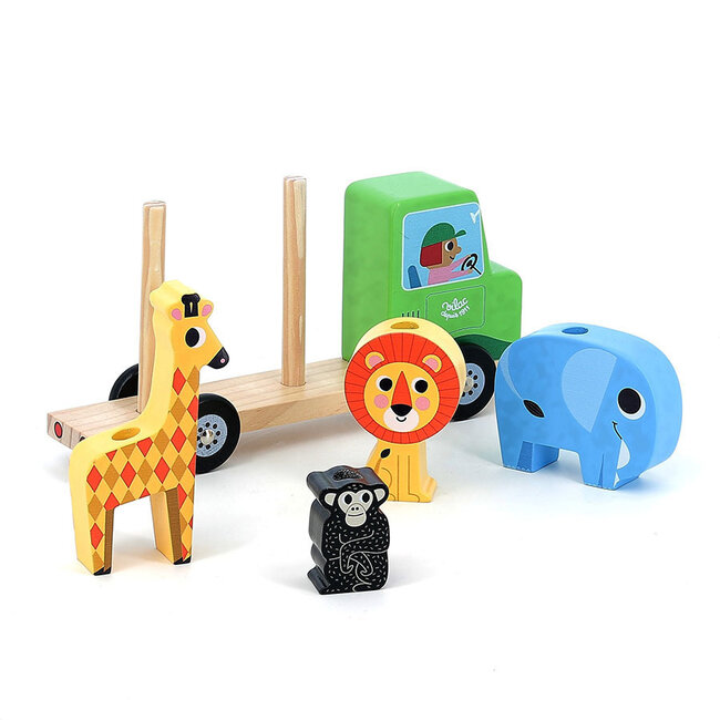 Vilac Truck Wood Animals Ingela Arrhenius
