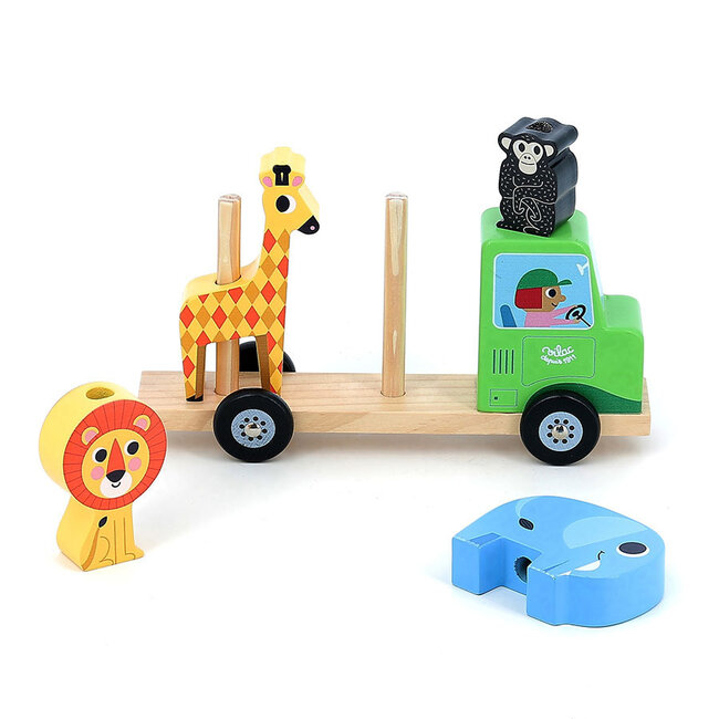 Vilac Truck Wood Animals Ingela Arrhenius