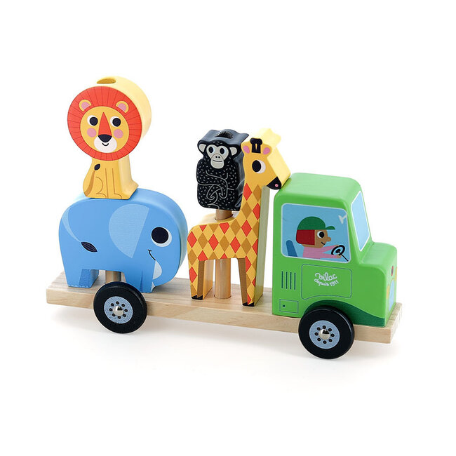 Vilac Truck Wood Animals Ingela Arrhenius