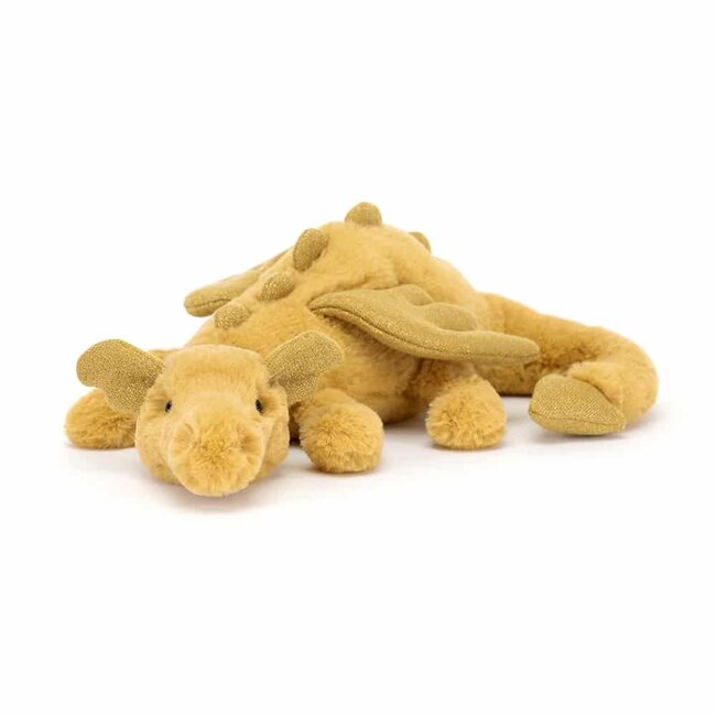 Jellycat Drache Kuscheltier Gold Little 18 cm