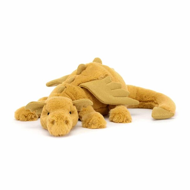 Jellycat Draak Knuffel Goud Large 50 cm