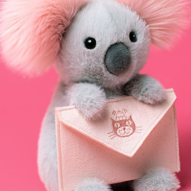 Jellycat Koala Message Soft Toy 20 cm