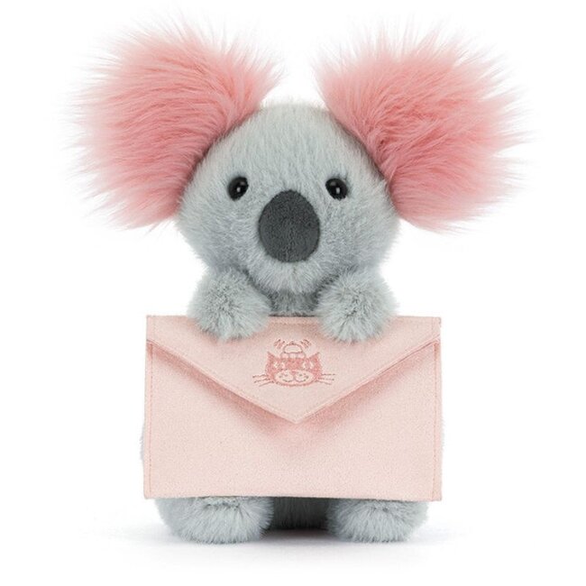 Jellycat Koala Envelop Knuffel 20 cm