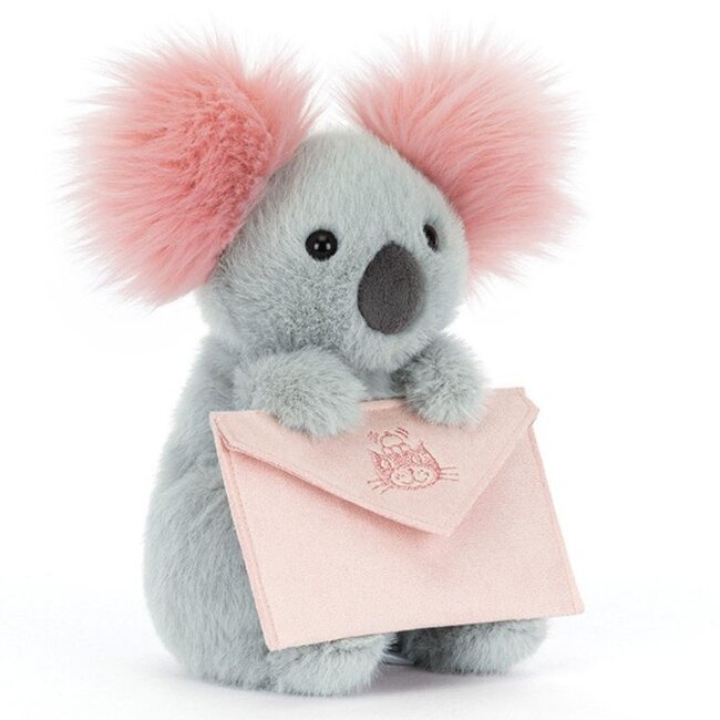 Jellycat Koala Umschlag Knuffel 20 cm