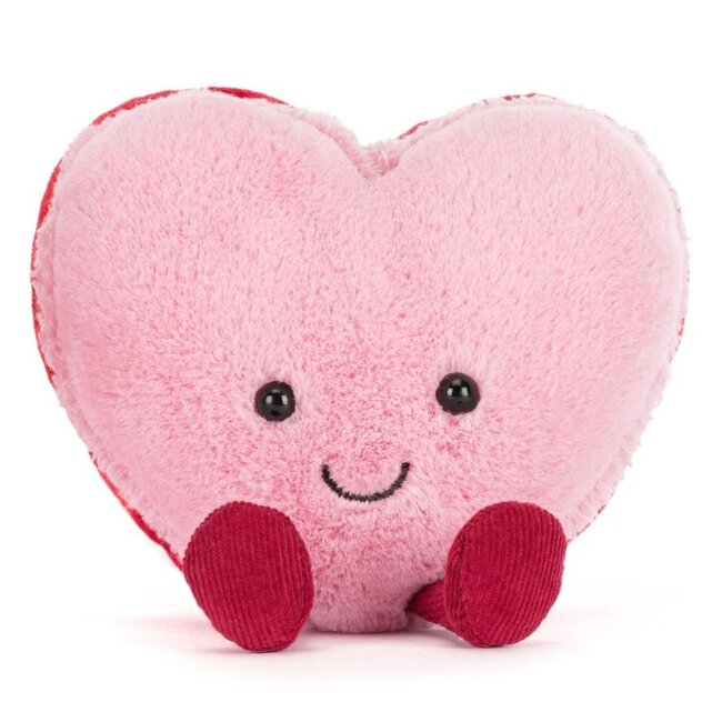 Jellycat Macaron Herz Colette Amuseable Plüschfigur