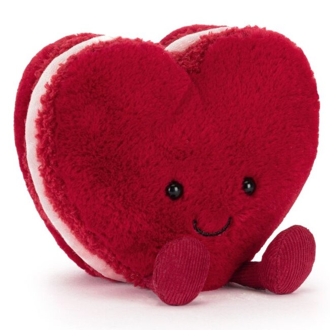 Jellycat Macaron Herz Arlette Amuseable Plüschfigur