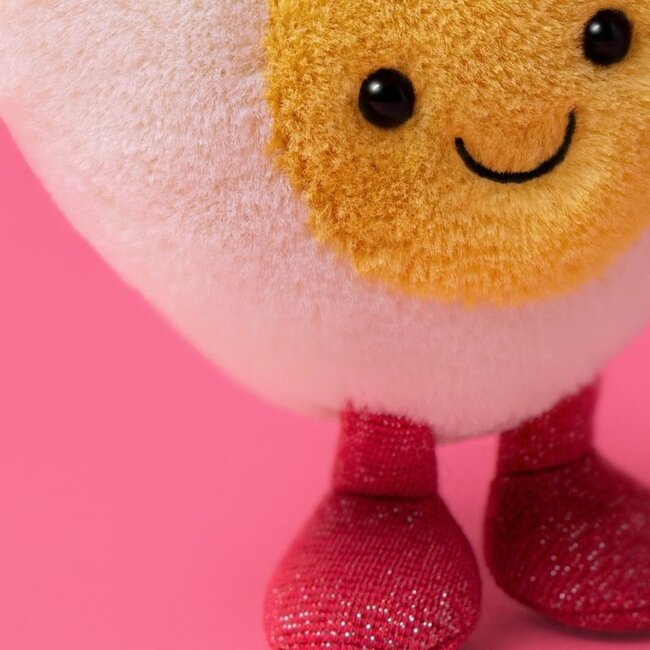 Jellycat Gekochtes Ei Herz Stofftier 12 cm