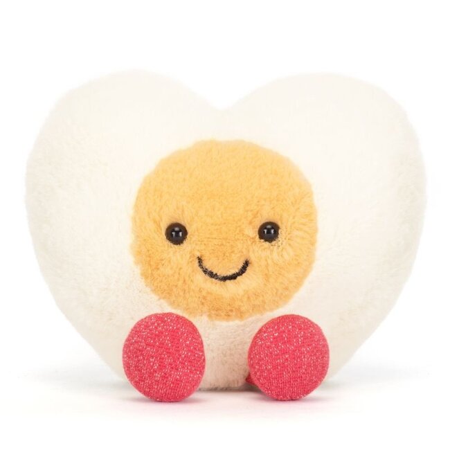 Jellycat Boiled Egg Heart Soft Toy 12 cm