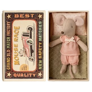 Maileg Mouse Little Sister Matchbox Maileg Mouse Little Sister Matchbox