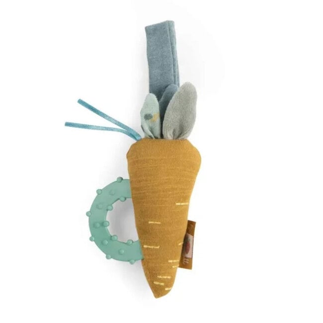 Moulin Roty Speelgoed Carrot Rattle Teether