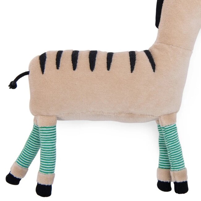 Moulin Roty Speelgoed Zebra Rattle Soft toy 20 cm