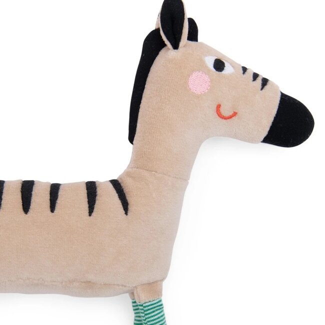 Moulin Roty Zebra Rattle Soft toy 20 cm