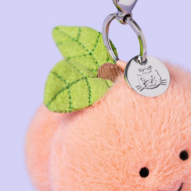Jellycat Amuseable Peach Bag Charm
