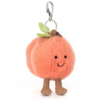 Jellycat Amuseable Peach Bag Charm