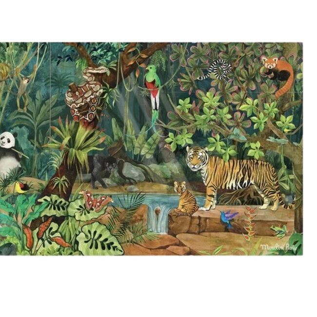 Moulin Roty Puzzel Regenwoud 350 st.
