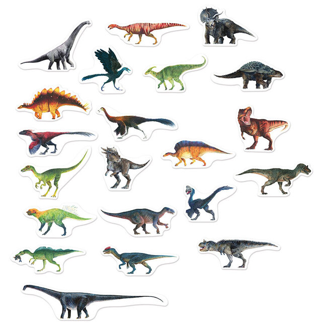 Vilac Magnets Dino Wood 21 Pc.